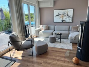 Fireplace - hey Beachvilla by Interhome (Hohwacht)