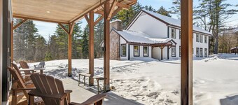 NEW- 12BR Vermont Retreat – Sleeps 19, Trails on Property, Mountains Just 15 Min
