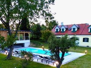 Beheizter Pool