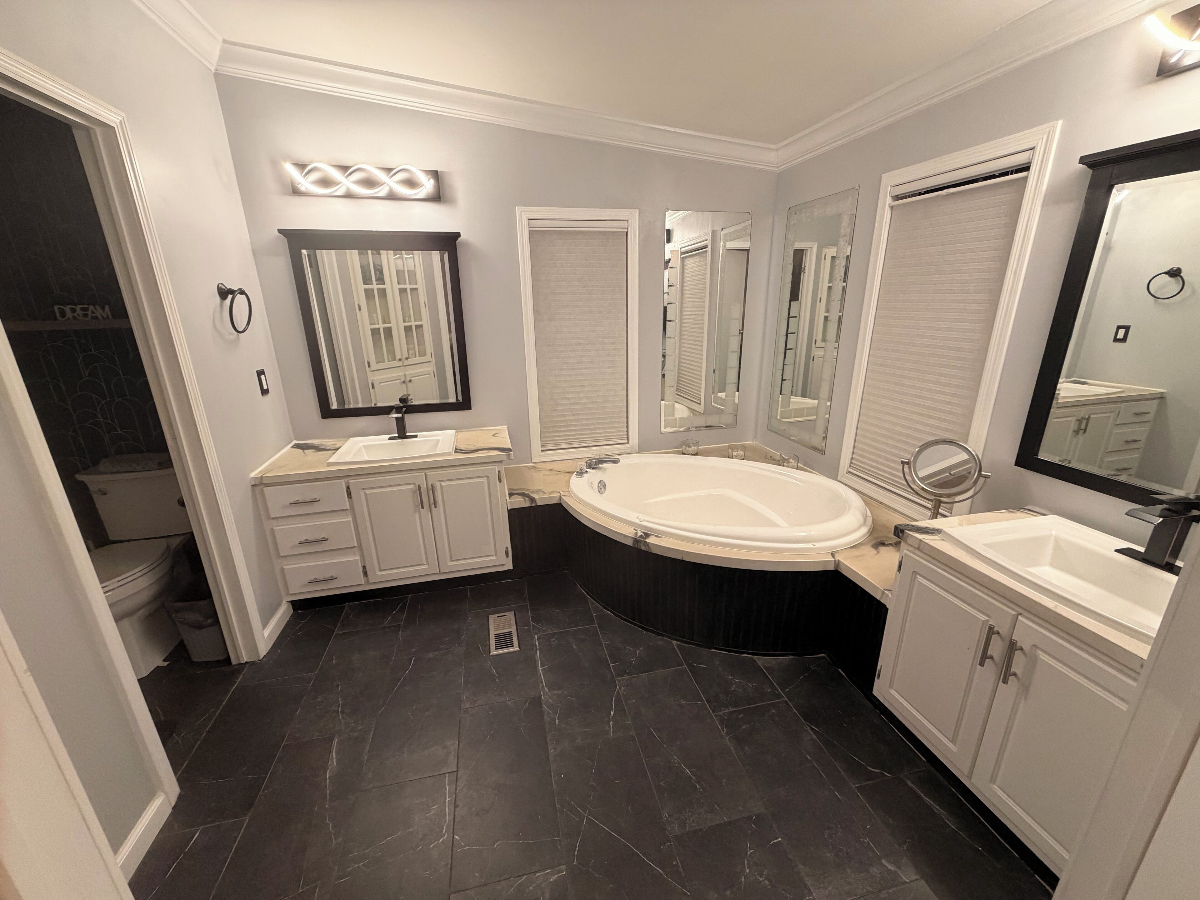 Towels, soap, toilet paper