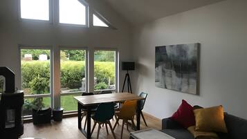 Fernseher, Kamin