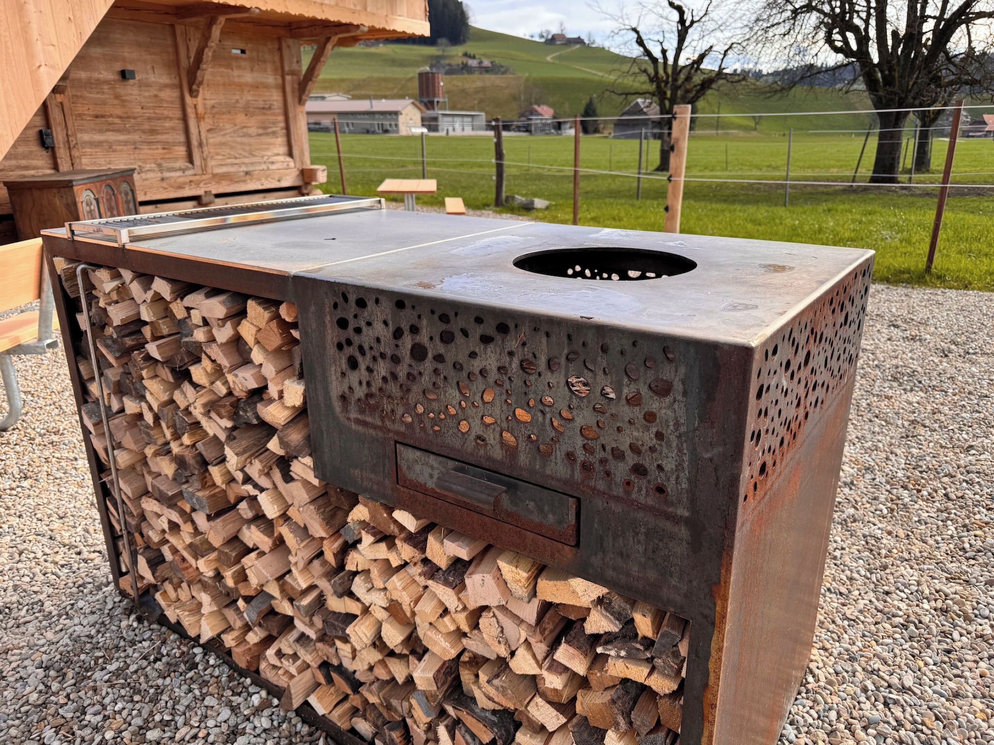 Enceinte de l’hébergement