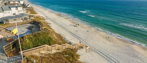 Sun loungers, beach towels