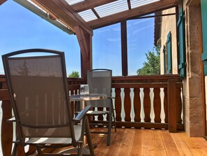 Outdoor dining - Charmant trifft Moderne - Ferienwohnung Linde by Interhome (Spalt)