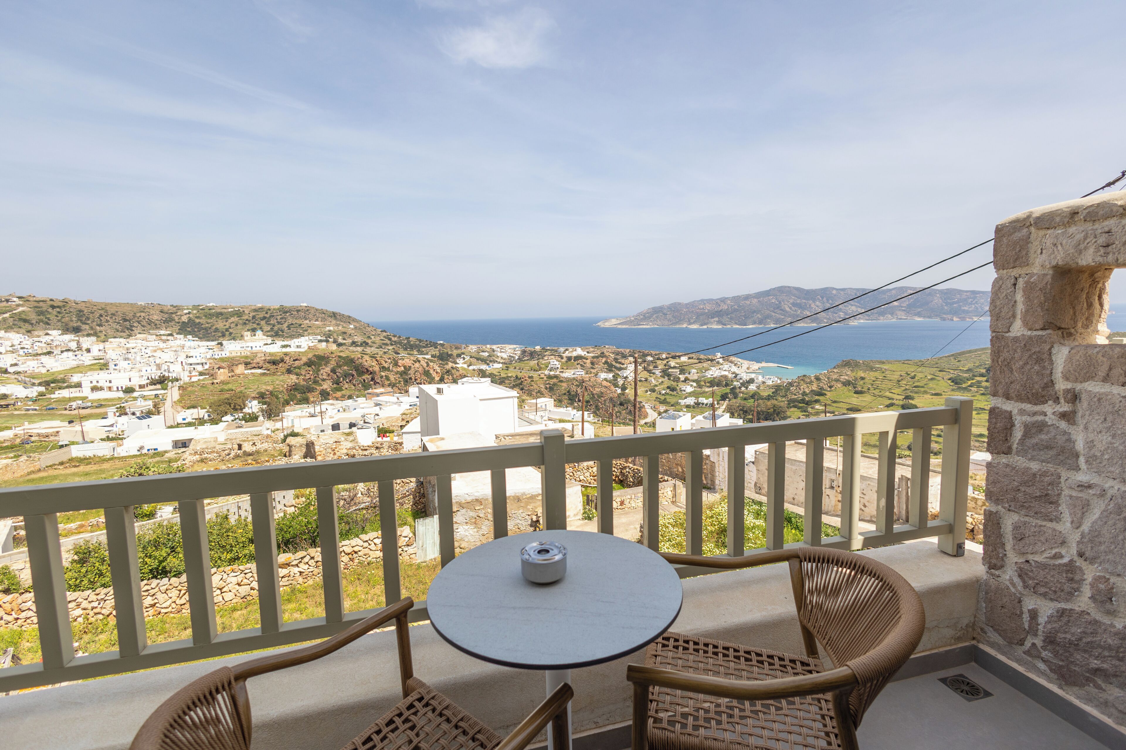 Double Room, 1 Queen Bed, Balcony, Sea View | Outdoor dining