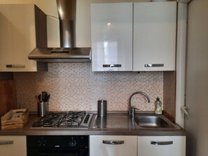 Fridge, oven, cookware/dishes/utensils - Apartment 313772 by Interhome (Genova)
