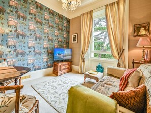 TV, DVD player - Wohnung in viktorianischer Villa mit Gartenblick by Interhome (Torquay)