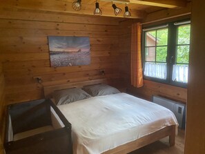 3 bedrooms, travel cot, free WiFi, bed sheets - Vacation cottage Eulennest (Jabel)