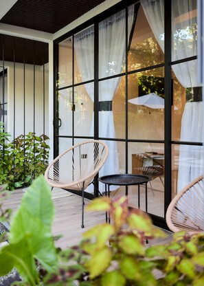 Exterior detail - Nomad studio1: natural charm with pool already/c (Los Pargos)