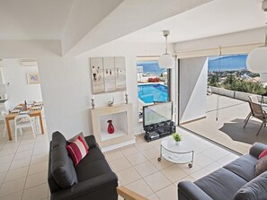 TV, fireplace, DVD player - Latchi Ferienvilla EV20 by Interhome (Agios Georgios Pegeias)