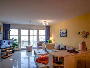 Living area - Seeschloss Apartment 24 mit Meerblick by Interhome (Binz)