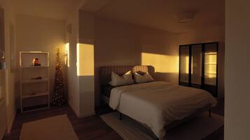 Iron/ironing board, WiFi, bed sheets