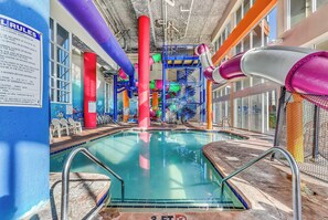 Indoor pool, a heated pool - Oceanfront Penthouse! Waterpark! Arcade! Dunes Village Resort (Myrtle Beach)