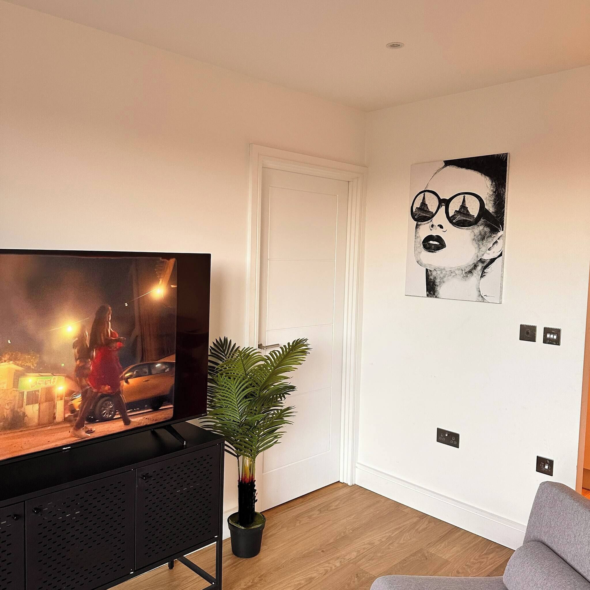 Appartamento, 1 camera da letto, fumatori, piscina privata | Soggiorno