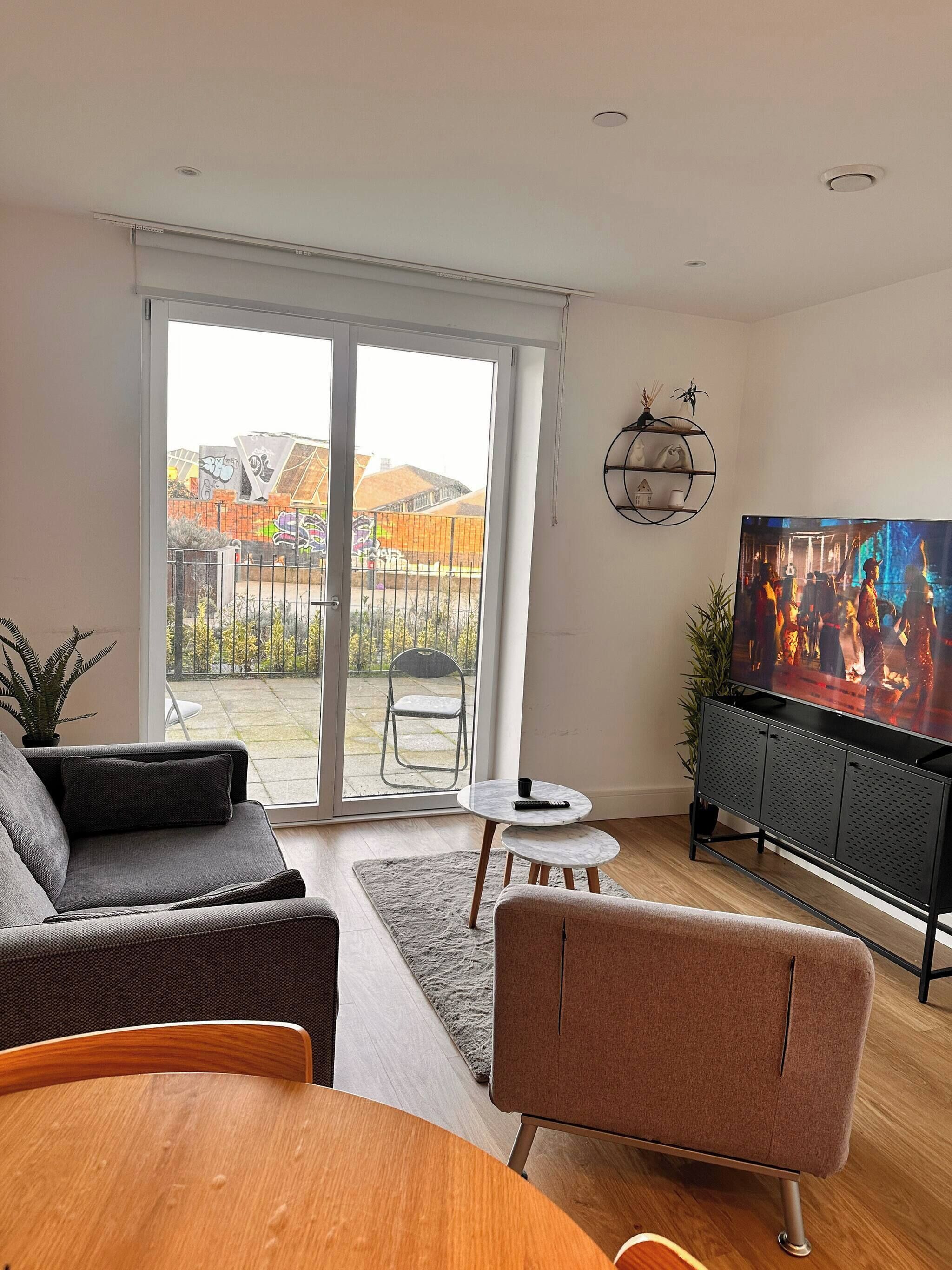 Apartment, 1 Schlafzimmer, Raucher, eigener Pool | Wohnbereich