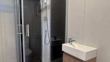 Shower, toilet paper