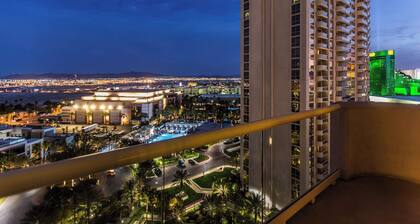 Stunning 1BR Strip Views w Balcony 17701