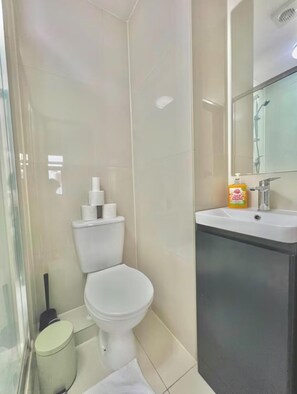 Shower, hair dryer - Golders Green Cosy London Apartment (London)