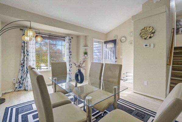 Dining - 4BR w Fireplace, Backyard, BBQ, near Peterson AFB (Colorado Springs)