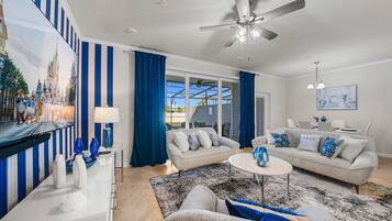 TV, DVD player, stereo, offices