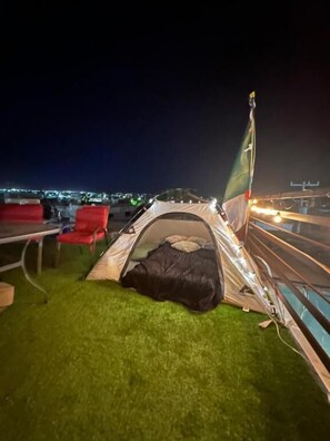 Deluxe Apartment, Balcony, City View | Property grounds - Departamentos MateoS 501 (Acuna)