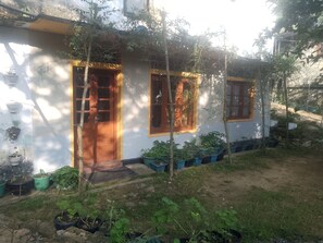 Exterior detail - 2-bedroom bungalow in Refreshing Flower & Herb Garden for a relaxing stay. (Ella)