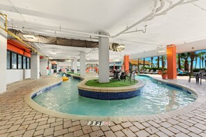 Indoor pool - Stay Above the Sea! 3BR Oceanview Penthouse in uptown Myrtle Beach (Myrtle Beach)