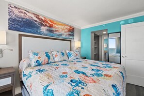 3 bedrooms, iron/ironing board, free WiFi, bed sheets - Stay Above the Sea! 3BR Oceanview Penthouse in uptown Myrtle Beach (Myrtle Beach)