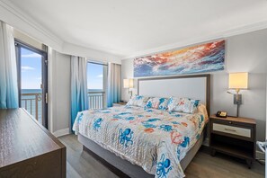 3 bedrooms, iron/ironing board, free WiFi, bed sheets - Stay Above the Sea! 3BR Oceanview Penthouse in uptown Myrtle Beach (Myrtle Beach)