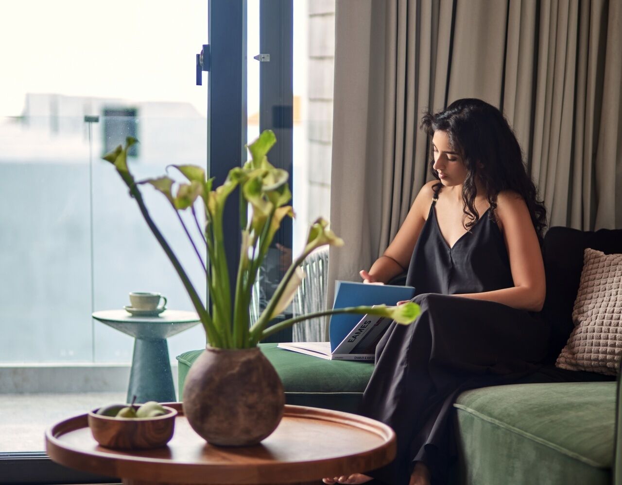 프리미엄 타운홈, 침실 3개, 금연, 전용 수영장 | 거리 뷰