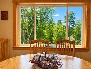 Dining - Cozy Conway Village Getaway, Private Beach, Game Room & Wooded Deck Retreat (Conway)