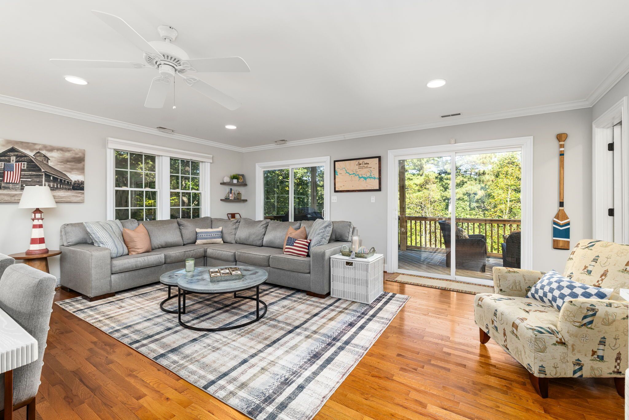 Smart TV, table football, books