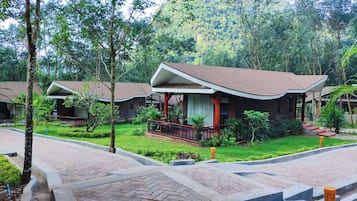 Bungalow, Balkon, Gartenblick | Außenbereich