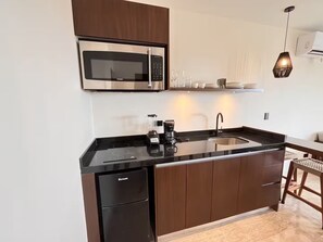 Private kitchen - Apartment Balcony to Paradise: Sea and Jungle (Mahahual)