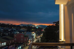 Deluxe Double Room, 2 Queen Beds, Air conditioning, City View | Balcony view - Lien Huong Hotel Da Lat (Da Lat)