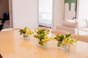 5 sovrum, värdeförvaringsskåp på rummet och strykjärn/strykbräda