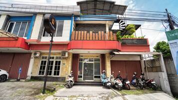 Majoituspaikan julkisivu