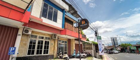 Façade de l’hébergement