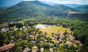 Aerial view - Villa in Pyrenees With Lakeside Views (Quillan)