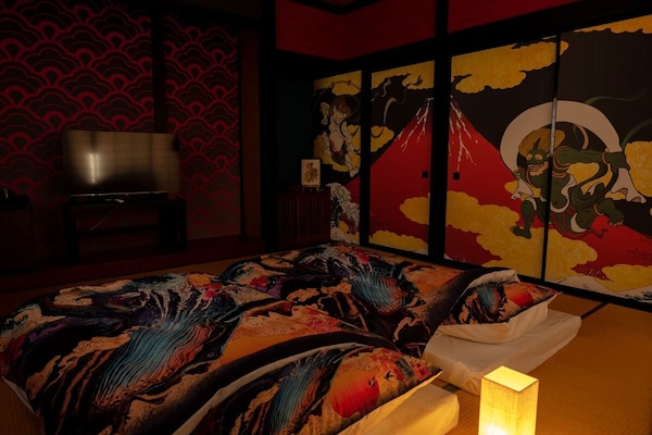 Quarto em estilo japonês, para não fumantes, vista para a montanha (Mt. Fuji View) | Wi-Fi de cortesia