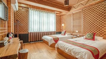Basic Twin Room, Mountain View | Individually decorated, individually furnished, free WiFi, bed sheets