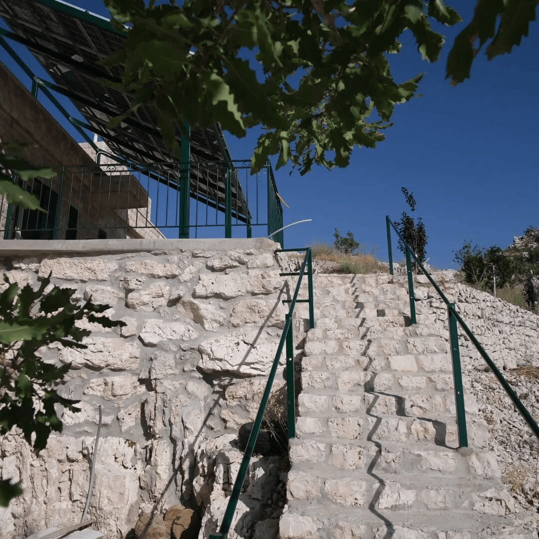 共同ドミトリー ベッドルーム (複数) 喫煙可 バルコニー | 施設の敷地