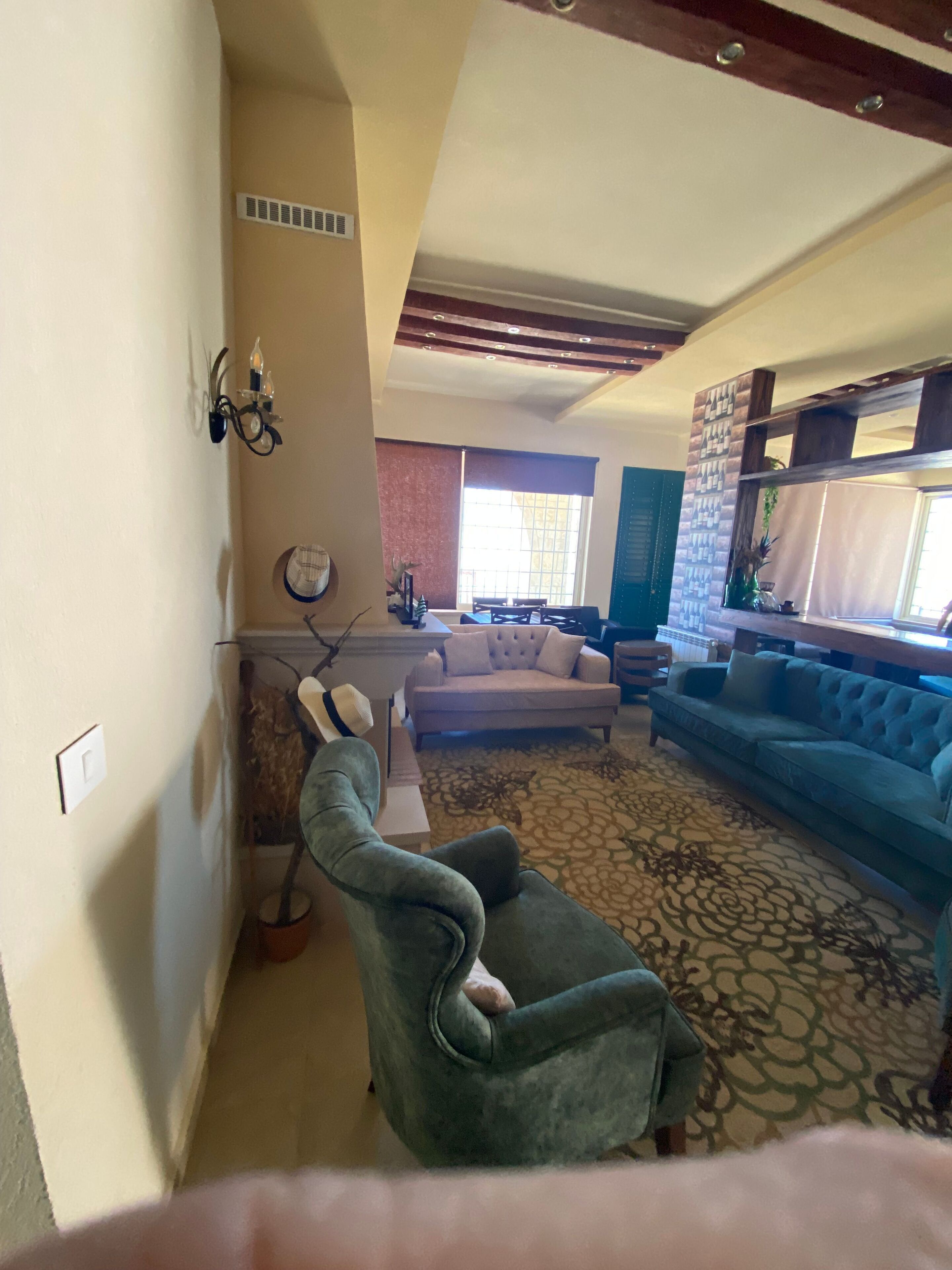 Gemeinsamer Schlafsaal, Mehrere Schlafzimmer, Raucher, Balkon | Wohnzimmer