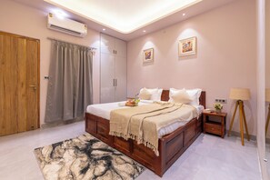 Classic Apartment | Iron/ironing board, free WiFi - Alaya Stays Radhika 2BHK Apartment (Greater Noida)