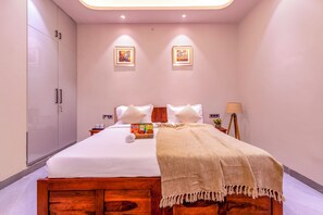 Iron/ironing board, free WiFi - Alaya Stays Radhika 2BHK Apartment (Greater Noida)