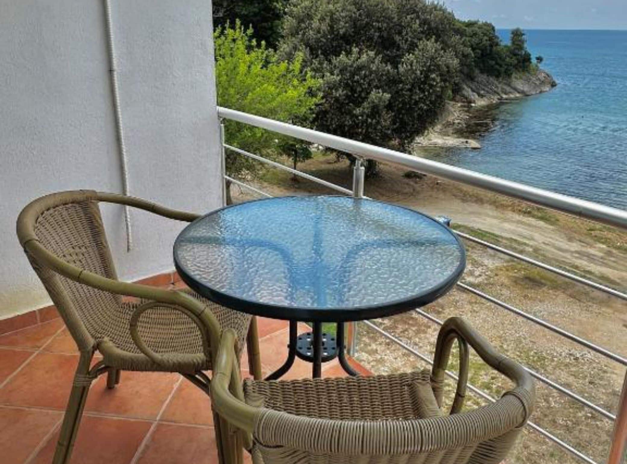 Estudio (Studio apartment with sea view) | Balcón