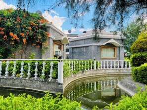 Romantisches Ferienhaus, Gartenblick