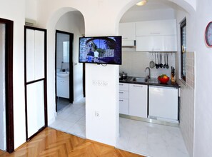 Leilighet (Studio apartment) | Eget kjøkken | Kjøleskap