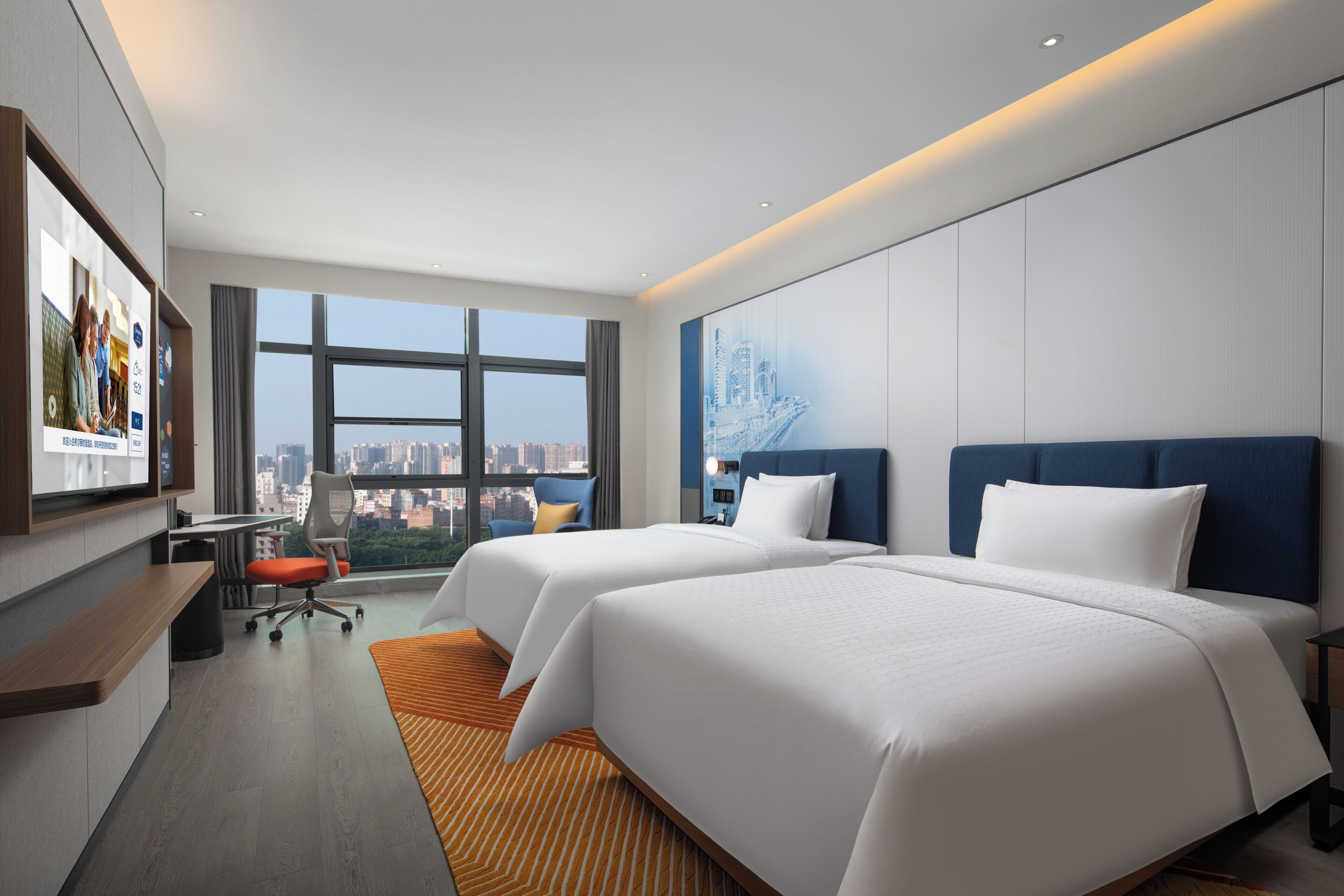 Cortinas blackout y sistema de insonorización 