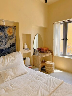 Chambre Quadruple Familiale, patio, vue montagne